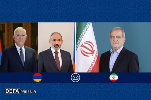 پزشکیان روز ملی جمهوری ارمنستان را تبریک گفت