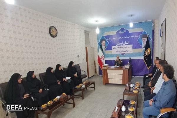 نشست خبری مدیر کل حفظ آثار  دفاع مقدس و مقاومت لرستان با اصحاب رسانه+ عکس