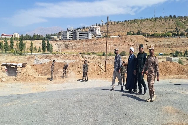 بازدید مدیرکل حفظ آثار دفاع مقدس و مقاومت کهگیلویه و بویراحمد از محل رزمایش حماسه «الی بیت المقدس» در یاسوج+ تصاویر