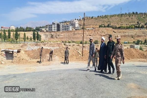 بازدید مدیرکل حفظ آثاردفاع مقدس و مقاومت کهگیلویه و بویراحمد از محل رزمایش حماسه «الی‌ بیت‌المقدس» در یاسوج+ تصاویر