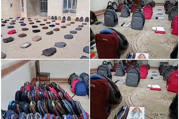 توزیع ۱۰۰ بسته لوازم‌التحریر توسط گروه جهادی شهدای «محمدی سلیمانی»