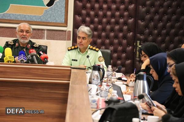 نشست خبری با اصحاب رسانه به مناسبت هفته دفاع مقدس