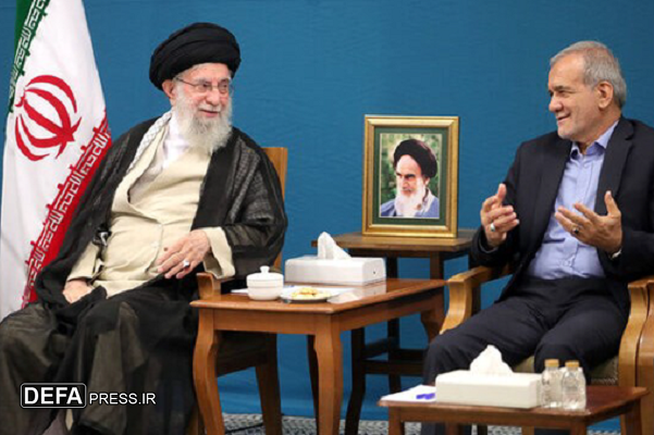 دیدار پزشکیان با رهبر انقلاب پیش از حضور در سازمان ملل