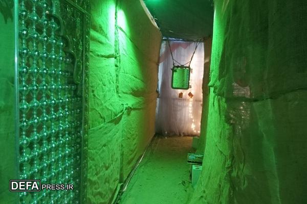 غرفه تونل‌های خاکی اداره کل حفظ آثار و نشر ارزش‌های دفاع مقدس و مقاومت خراسان جنوبی