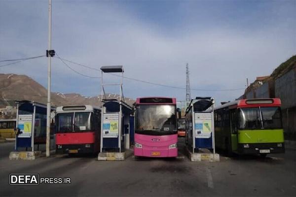 اتوبوس‌های سنندج در آستانه آغاز سال تحصیلی جدید رایگان شد