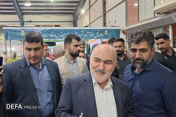 استقبال از غرفه اداره کل حفظ آثار دفاع مقدس خوزستان با محتوای جنگ ۱۲ روزه