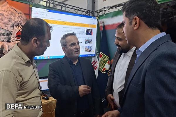 استقبال از غرفه اداره کل حفظ آثار دفاع مقدس خوزستان با محتوای جنگ ۱۲ روزه