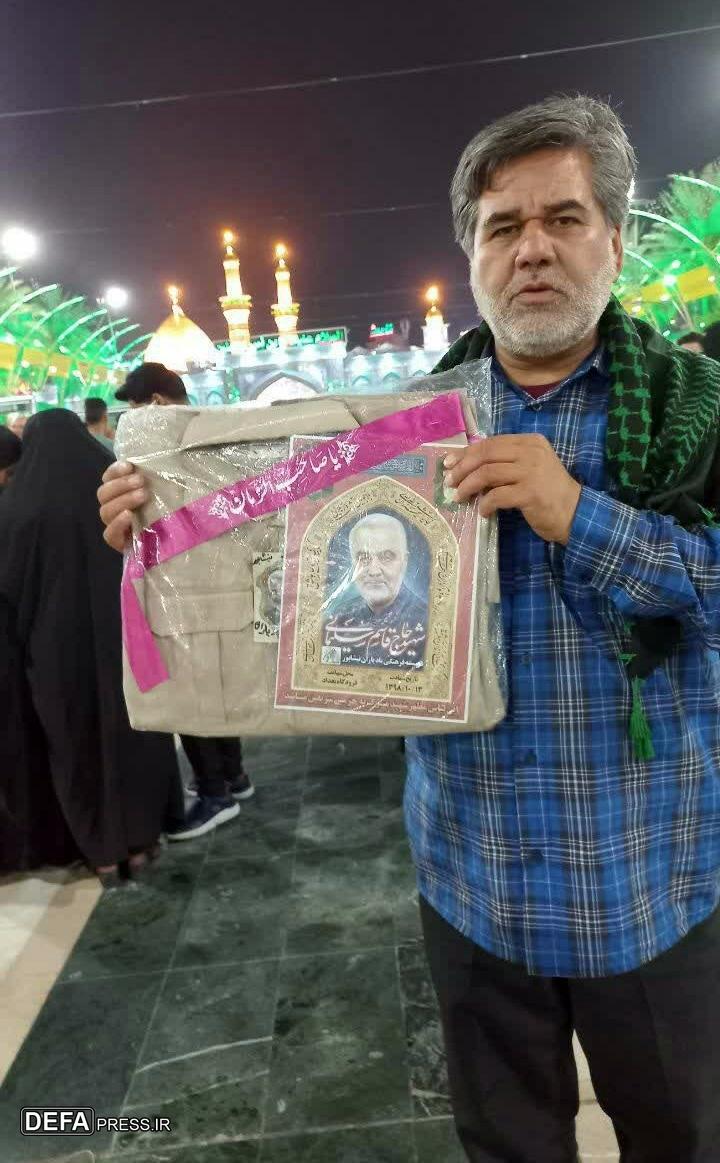 زیارت نیابتی برای ۱۱۳ شهید در سفر کربلا+ تصاویر