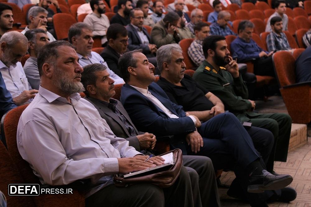 تحلیل دکتر خوش‌چشم از ابعاد جنگ ۱۲ روزه در همایش فرهنگی اراک