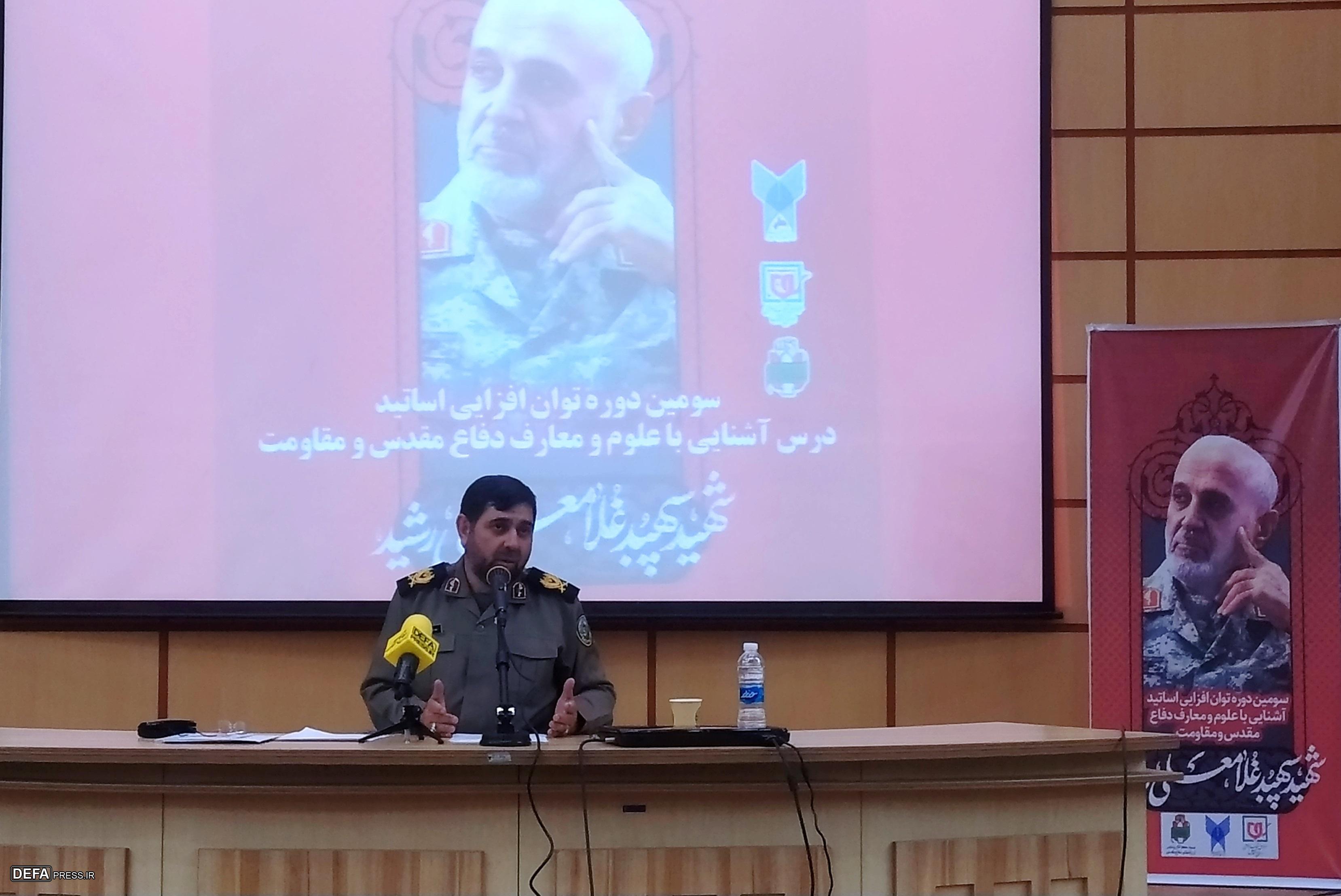 سردار امیریان: مواجهه ما با رژیم صهیونیستی مواجهه تمدنی است/ شهید رشید و باقری در جلسات مقید به وقت بودند