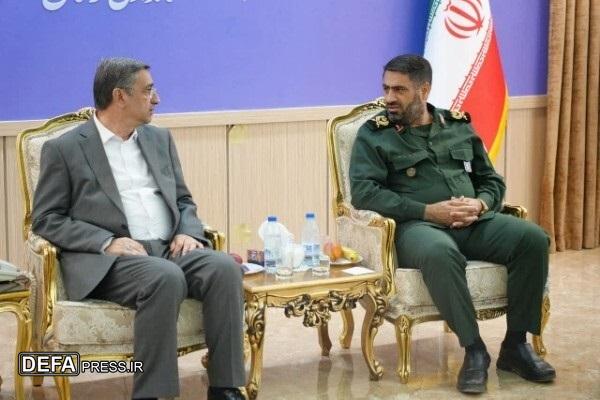 شاهرخی: همکاری دستگاه‌های دولتی و سپاه زمینه‌ساز آینده‌ای روشن است
