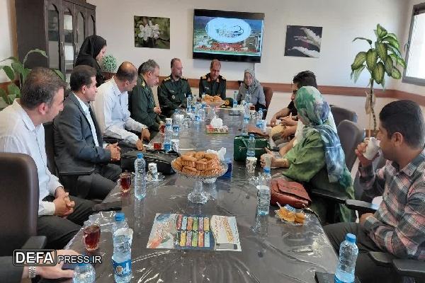 فرمانده سپاه کردستان به مناسبت روز پزشک با پزشکان بیمارستان کوثر سنندج دیدار کرد