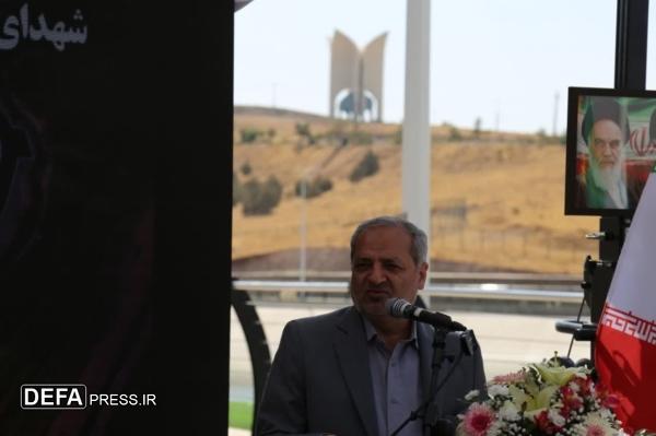 پروژه مجتمع تفرجگاهی و مخازن ذخیره آب شهدای غواص در جوار یادمان شهدای گمنام فدک قزوین افتتاح شد