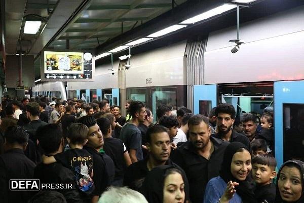 جابجایی بیش از ۲ میلیون نفر توسط مترو مشهد در چهار روز پایانی ماه صفر