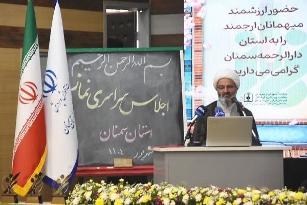 نماز؛ مسیر تعالی دانش‌آموزان از نگاه نماینده ولی‌فقیه سمنان