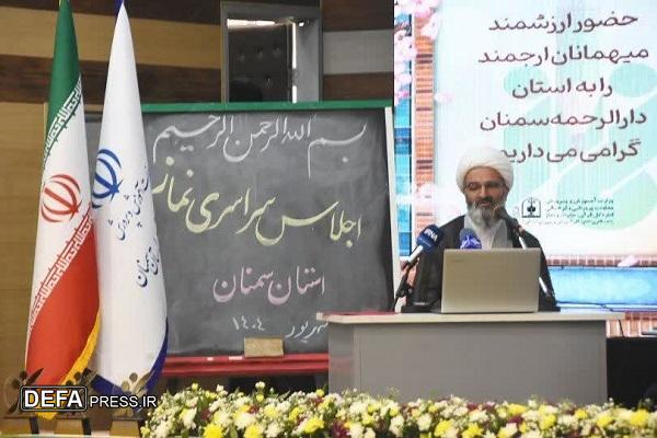 نماز؛ مسیر تعالی دانش‌آموزان از نگاه نماینده ولی‌فقیه سمنان