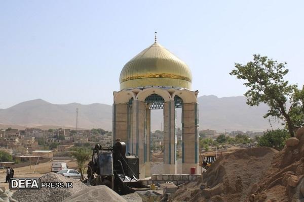 بازدید مدیرکل حفظ آثار و نشر ارزش های دفاع مقدس از یادمان شهدای گمنام سودجان