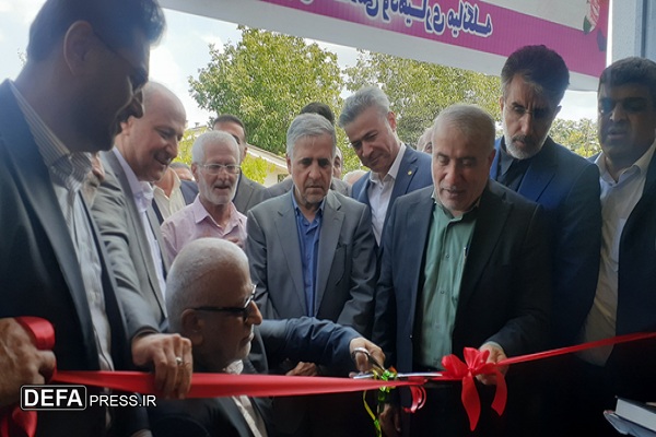 افتتاح مجموعه فرهنگی ورزشی شهید «نظری» در روستای میانگله