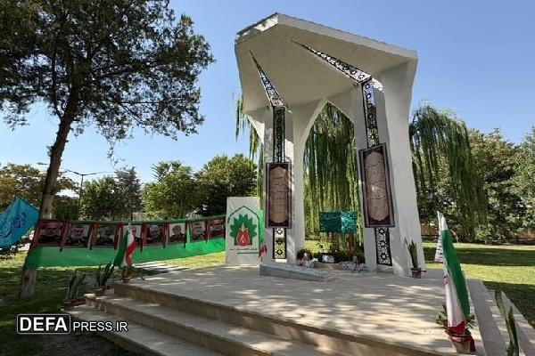 از یادمان «شهید گمنام» فرمانداری کامیاران رونمایی شد