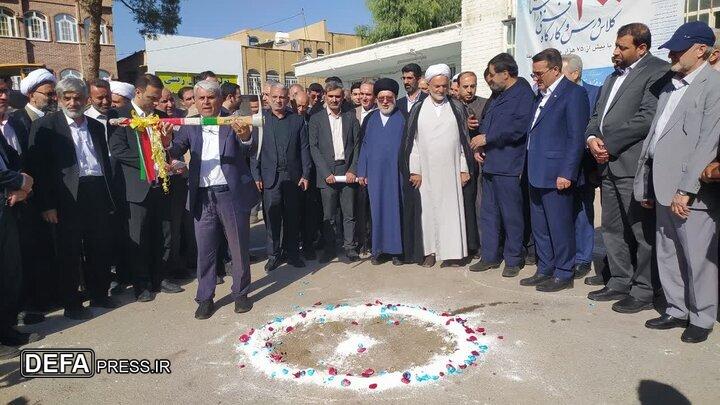 کلنگ‌زنی ۱۳ طرح آموزشی، پرورشی و ورزشی در قم