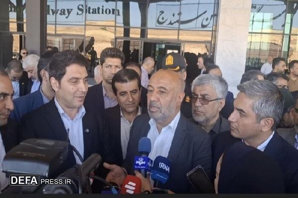 طرح آزمایشی قطار سنندج-مشهد تا پایان شهریور اجرایی می‌شود