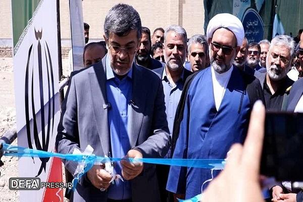  افتتاح مخزن ۵ هزار مترمکعبی آب در مهریز برای تأمین پایدار آب ۱۱ هزار نفر