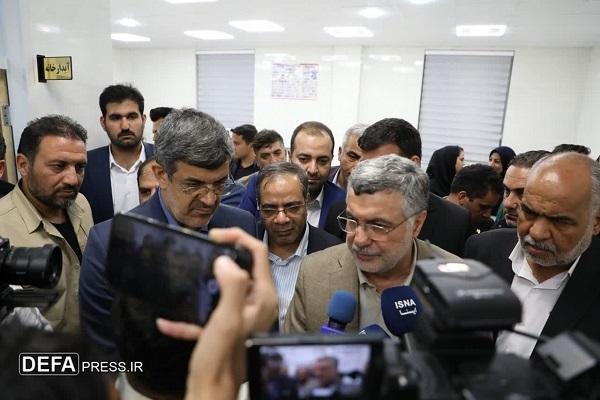 در آیینی با حضور وزیر بهداشت؛ از دو پروژه‌ی سلامت محور در بافق رونمایی شد