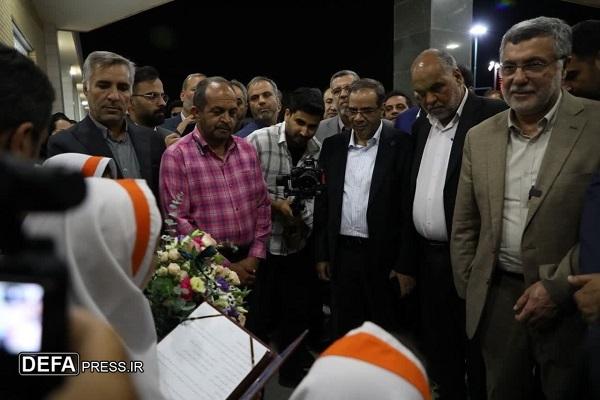 کلنگ زنی بیمارستان ۹۶ تختخوابی بهاباد با حضور وزیر بهداشت