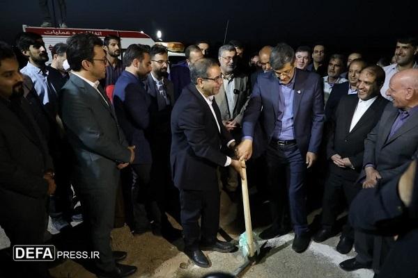 کلنگ زنی بیمارستان ۹۶ تختخوابی بهاباد با حضور وزیر بهداشت