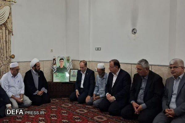 غلامرضا نوری‌قزلجه،با خانواده شهید دوگونچی در آق قلا دیدار کرد