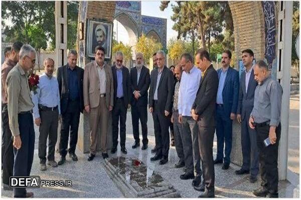 تجدید میثاق کارکنان فرهنگ و ارشاد استان گلستان با شهدا
