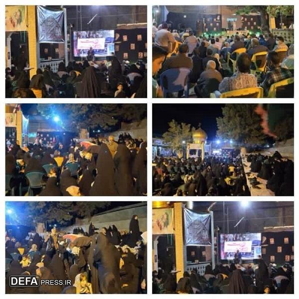 یادواره شهدای روستای عبدل‌آباد در کرمان برگزار شد