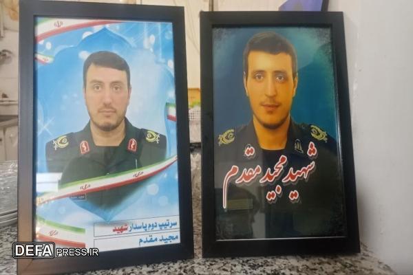 دیدار نماینده ولی‌فقیه در استان قزوین با خانواده شهید مجید مقدم در طارم‌سفلی