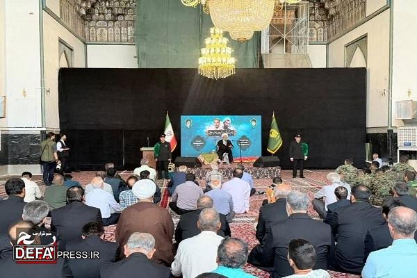 مراسم بزرگداشت شهدای دولت در مشهد برگزار شد