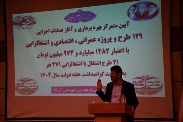 پروژه‌های هفته دولت در شهرستان آق‌قلا به بهره‌برداری رسید
