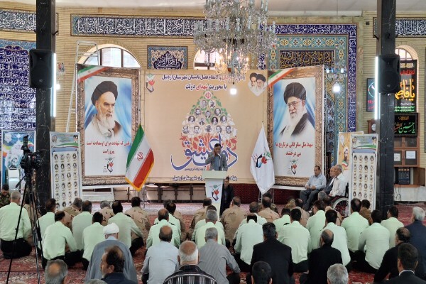 تصاویر/ آیین گرامیداشت شهدای فصل با محوریت شهدای دولت در اردبیل