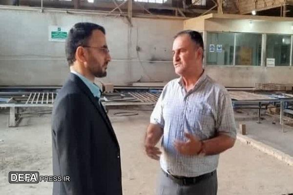 بازدید دادستان نکا از شهرک صنعتی شماره ۱ شهرستان