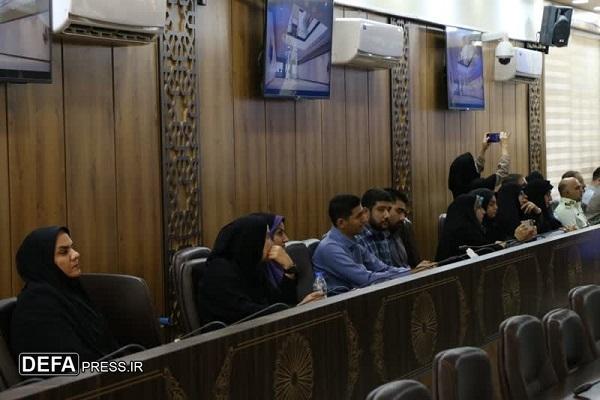 آیین تکریم و معارفه مدیرکل حفظ آثار و نشر ارزش‌های دفاع مقدس و مقاومت لرستان