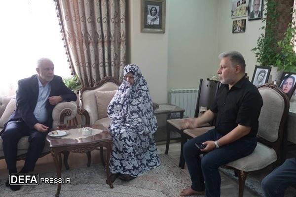 دیدار سعید اوحدی با خانواده معظم شهیدان «محمد سلیمی و ملکی سرولاتی»