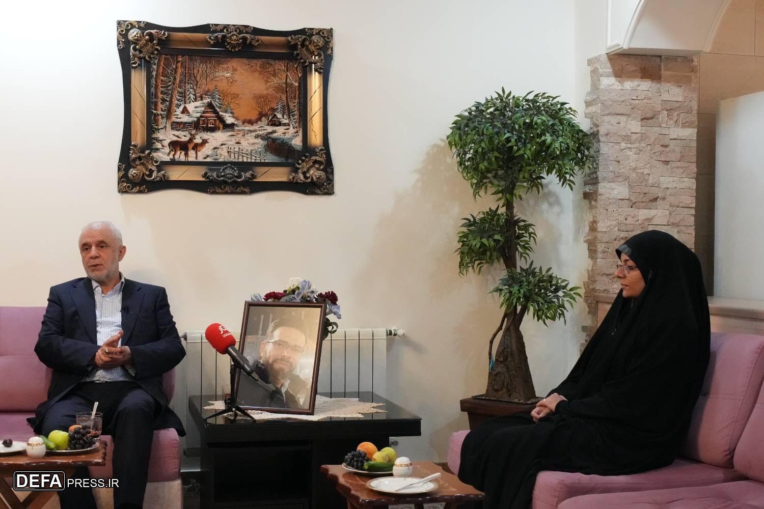 دیدار سعید اوحدی با خانواده معظم شهیدان «محمد سلیمی و ملکی سرولاتی»
