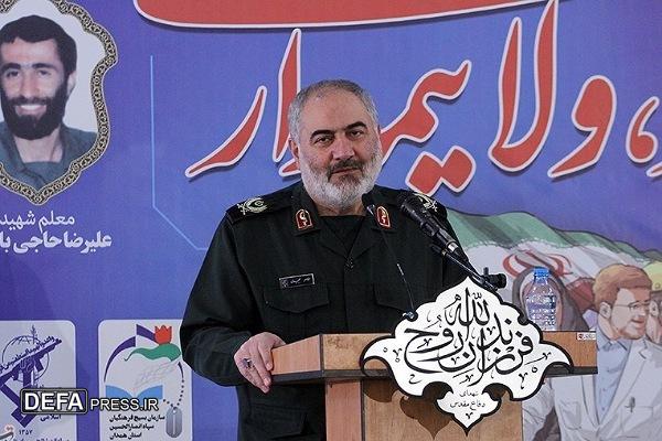سردار مظاهر مجیدی: خدمت در سپاه با نام و یاد شهدا معنا پیدا می‌کند