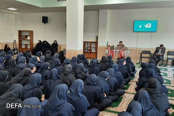 طنین زنگ مهر و ایثار با حضور معاونان حفظ آثار استان در هنرستان دخترانه صابری یزد