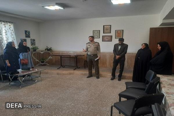 طنین زنگ مهر و ایثار با حضور معاونان حفظ آثار استان در هنرستان دخترانه صابری یزد