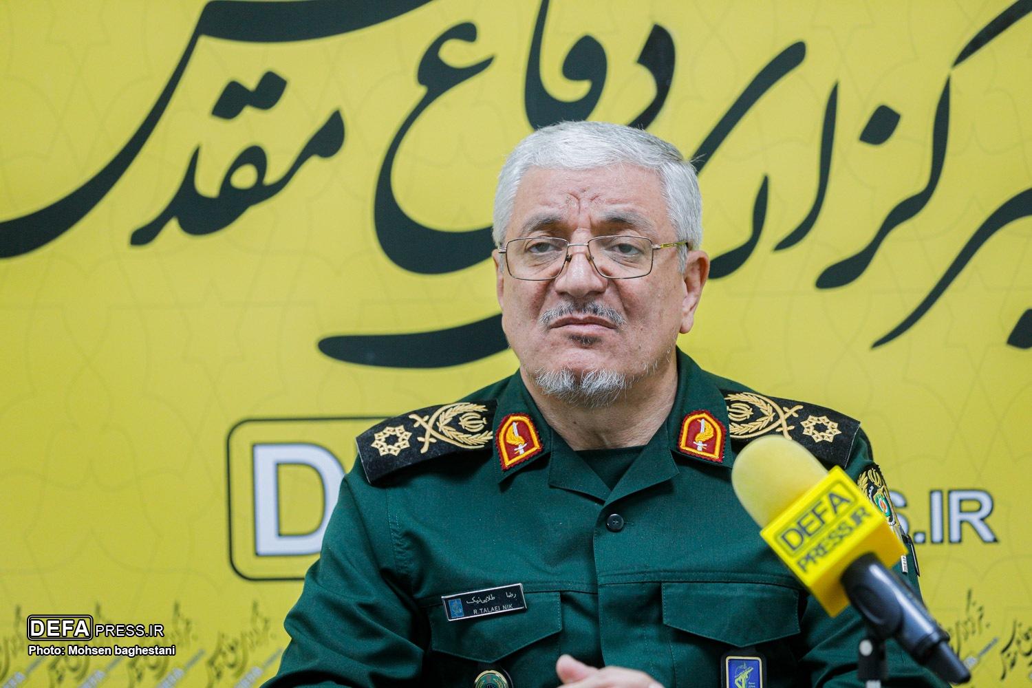 سردار طلایی‌نیک: افزایش میزان تولیدات و صادرات صنعت دفاعی/ ۶۰ درصد تولیدات دفاعی با مشارکت بخش خصوصی و شرکت‌های دانش‌بنیان انجام می‌شود/ خبرگزاری دفاع مقدس در خنثی‌سازی عملیات سنگین روانی دشمن طی جنگ ۱۲ روزه خوش درخشید