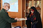 تقدیر معاون فرهنگی و جنگ نرم ستاد کل نیروهای مسلح از سحر امامی