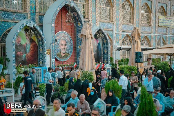 گلزار شهدای کرمان میزبان بزرگداشت شهید «سید حمیدرضا هاشمی» شد+تصاویر