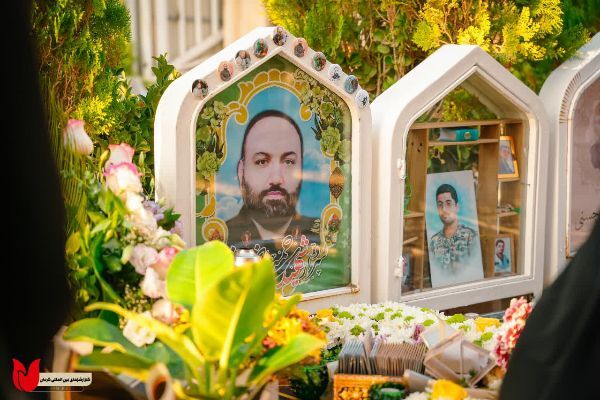 گلزار شهدای کرمان میزبان بزرگداشت شهید «سید حمیدرضا هاشمی» شد+تصاویر