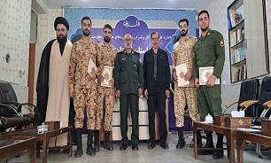 تجلیل از سربازان اداره کل حفظ آثار دفاع مقدس لرستان