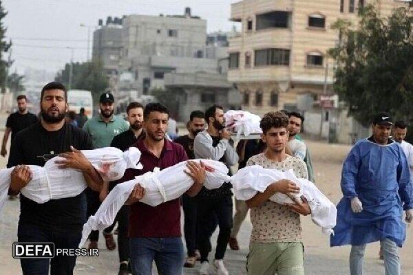 شهادت ۴۸ فلسطینی در حملات ۲۴ ساعت گذشته صهیونیست‌ها