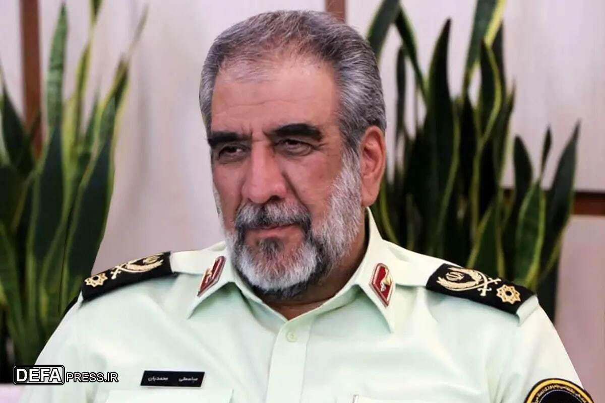 سردار محمدیان: کاهش ۲۳ درصدی سرقت در کشور/ در جنگ ۱۲ روزه حتی یک مأمور پلیس هم مرخصی نرفت